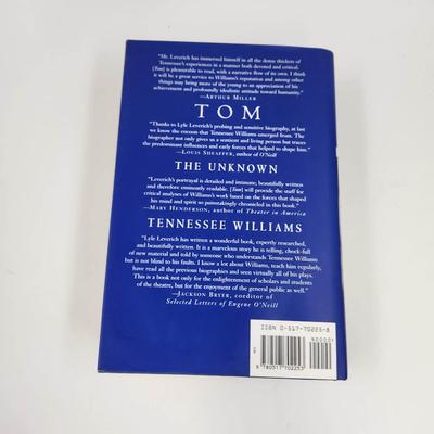 TOM - THE UNKNOWN TENNESSEE WILLIAMS by LYLE LEVERICH HARDBACK