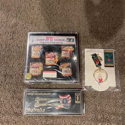 Atlanta 1996 collector olympic pins