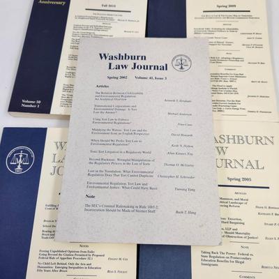 02, 04, 10, 09 & 05 WASHBURN LAW JOURNALS