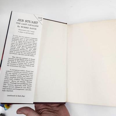 JEB STUART THE LAST CAVALIER BY BURKE DAVIS HARDBACK BOOK
