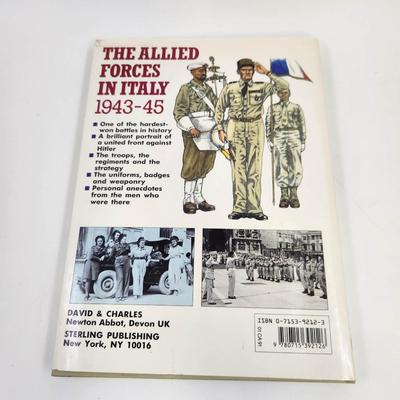 THE ALLIED FORCES IN ITALY 1943-45 BY GUIDO ROSIGNOLI HARDBACK BOOK