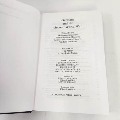 GERMANY & THE 2ND WORLD WAR VOL IV - THE ATTACK ON THE SOVIET UNION HARDBACK BOOK