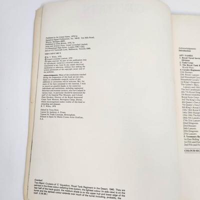 2 PAPERBACK BOOKS ABOUT OLD TANKS