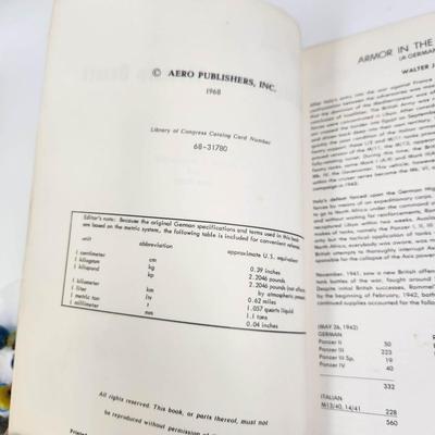 2 PAPERBACK BOOKS ABOUT OLD TANKS