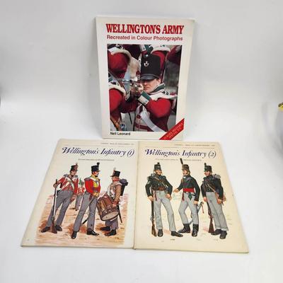 3 PAPERBACK BOOKS ABOUT THE WELLINGTON INFANTRY