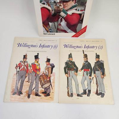 3 PAPERBACK BOOKS ABOUT THE WELLINGTON INFANTRY