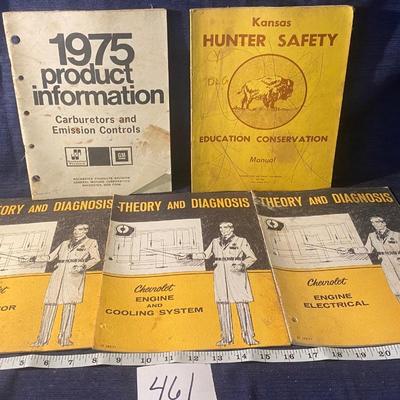 Chevy Car Manuals and Hunters Safety Book