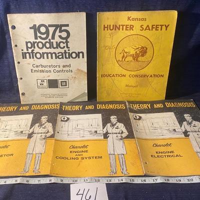Chevy Car Manuals and Hunters Safety Book