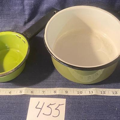 Vintage Enamel Pans