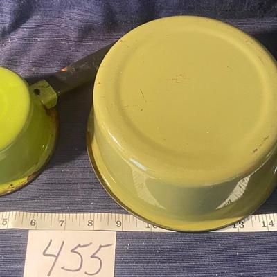 Vintage Enamel Pans