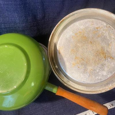 Vintage Fondue Pot and Tea Kettle