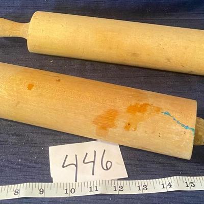 Two Vintage Rolling Pins