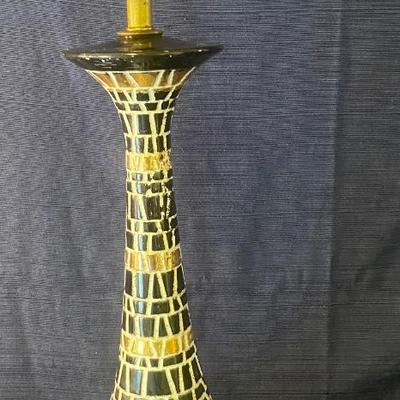 Beautiful Black and Gold MCM Lamp