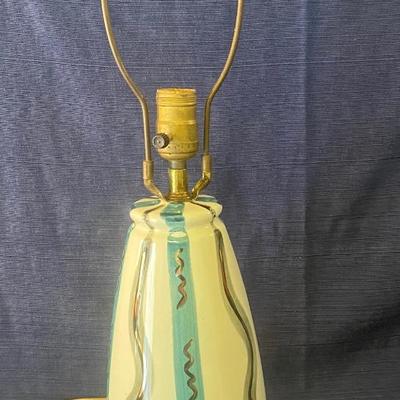 MCM Blue and Gray Lamp