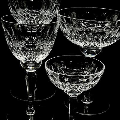 NACHTGANN BLEIKRISTALL~ Bonn ~ Crystal Glassware ~ 4 Piece Service For 10