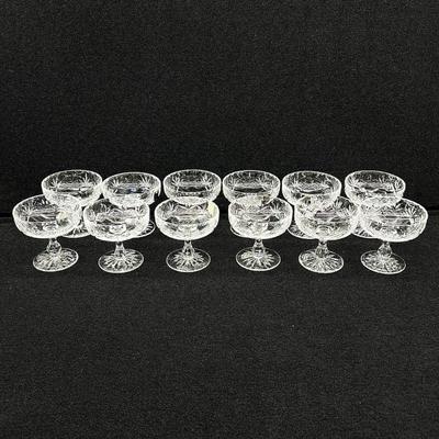 EDINBURGH ~ Eighteen (18) Crystal Glasses