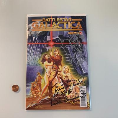 #1 Signed Battlestar Galactica Vol.2 #3 Comic