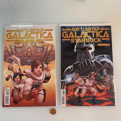 #39 Battlestar Galactica Starbuck Dynamite #3 & 4 Comics
