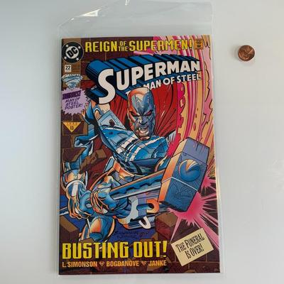 #288 Reign of THe Supermen Comic #22 Man of Steel