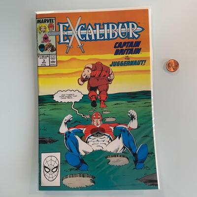 #411 Marvel: Excalibur Captain Britain vs. The Juggernaut Comic #3