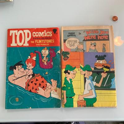 #471 Flinstones Comic and Sarge Snorkel in "Wish You Were Here"