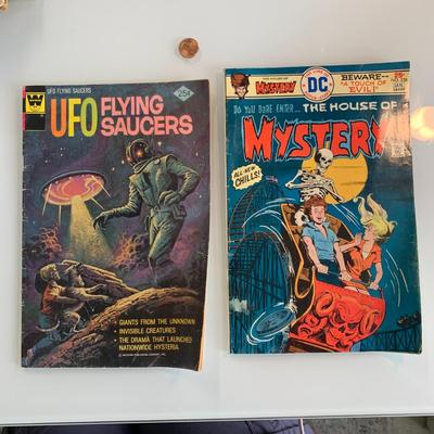 #479 UFO Flying Saucers and The House of Mystery Comic