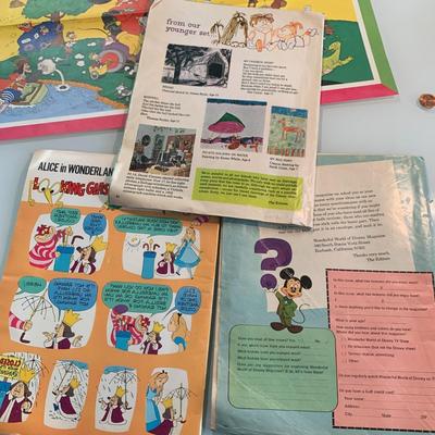 #495 Wonderful World of Disney Magazines and Poster