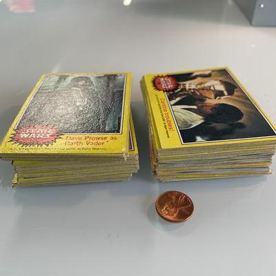 #501 Star Wars Vintage Collectors Cards (Yellow)