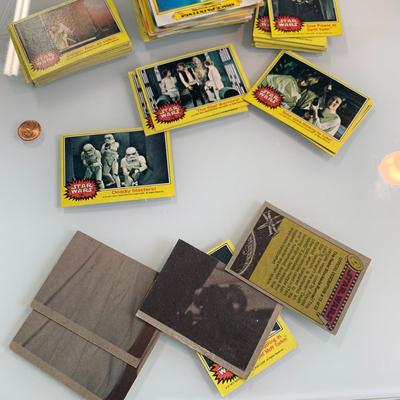 #501 Star Wars Vintage Collectors Cards (Yellow)