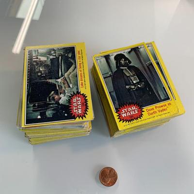#501 Star Wars Vintage Collectors Cards (Yellow)