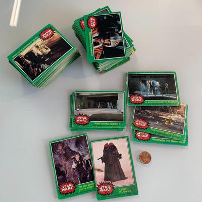 #502 Star Wars Vintage Collectors Cards (Green)