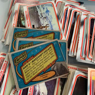 #503 Star Wars Vintage Collector's Cards (Gray/Red)