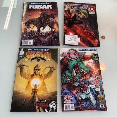 #512 Fubar, Sherwood, Aprodite and Epic Comics