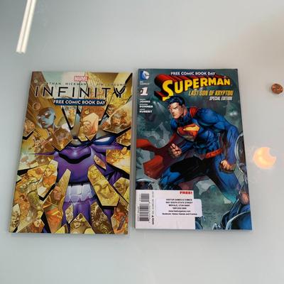 #515 Marvel Infinity and Superman; Last Son of Krypton Comics