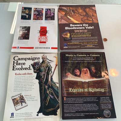 #518 4pc Dragon Magazine