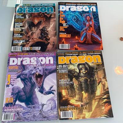 #522 4pc Dragon Magazine