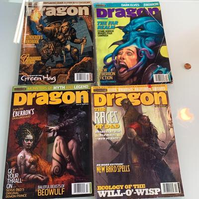 #525 4pc Dragon Magazine