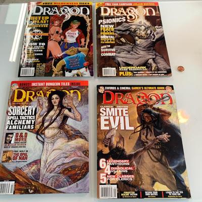#533 4pc Dragon Magazine