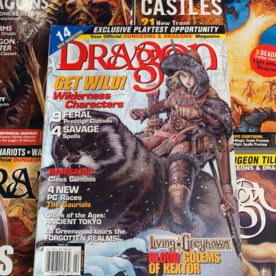 #536 5pc Dragon Magazine