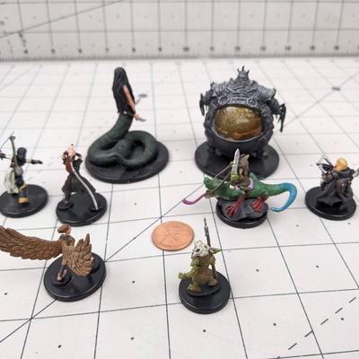 #537 DND Rise of The Runelords: Ameiko Kaijitsu, Harpy, Warrior of Wrath, Lamia Matriarch, Harsk,Warchief Ripnugget and Forgefiend