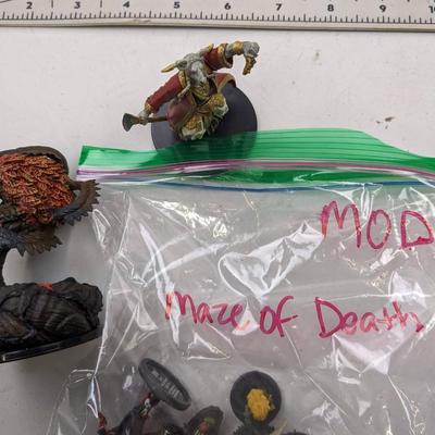 #541 DND Maze of Death: Lizardfolk Warrior & Mireborn, Pretty Goblin, Penanggalen, Viper Vine, Minotaur Cleric, Gate Hellnight and Ghul