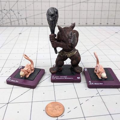 #551 DND Figures: Maul Rats and Bloodcut Behemoth 