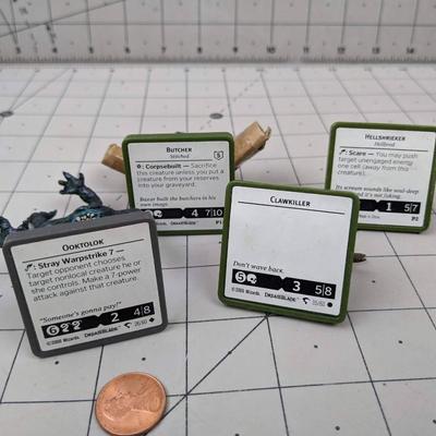 #554 DND Figures: Ooktolok, Butcher, Clawkiller and Hellshrieker