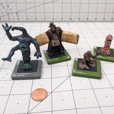 #554 DND Figures: Ooktolok, Butcher, Clawkiller and Hellshrieker