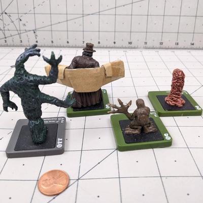 #554 DND Figures: Ooktolok, Butcher, Clawkiller and Hellshrieker
