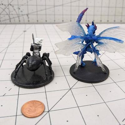 #567 DND Figure: Crowwing and Drider Fanglord