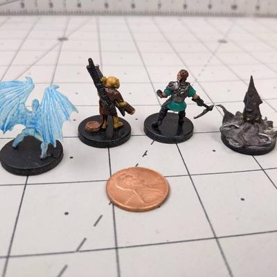 #583 DND Figures: Ice Mephit, Goblin Picador, Soldier of Butopia and Other