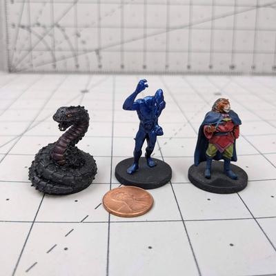 #592 DND Figures: Fiendish Snake, Bodak Skulk and Rakshasa