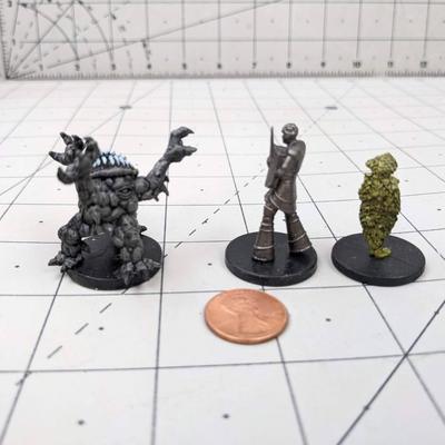 #597 DND Figures: Xorn Ravager, Infernal Armor and Dryad