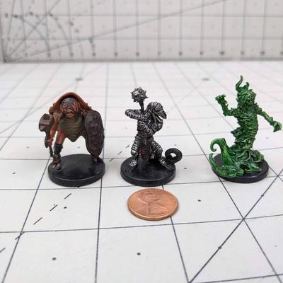 #598 DND Figures: Crcian, Troglodyte Captain and Festering Spirit